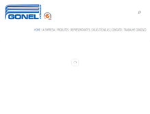 Tablet Screenshot of gonel.com.br